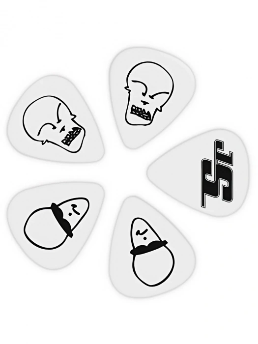 D'Addario Joe Satriani Signature White (Light Gauge)