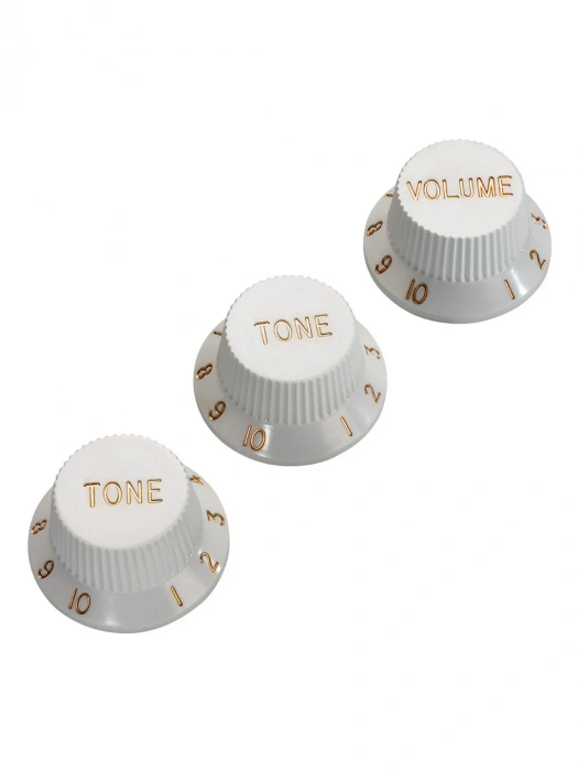 Dimarzio DM2111W Strat Knobs Set (White)