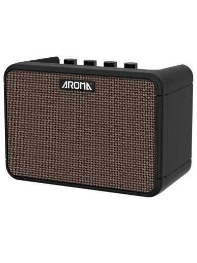 Комбопідсилювач Aroma AG-10N 8W Rechargeable w/ Drum Machine