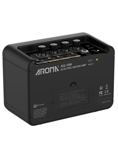 Комбопідсилювач Aroma AG-10N 8W Rechargeable w/ Drum Machine