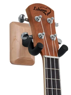 Gator Frameworks GFW-UKE-HNGRMPL Wall Mount Ukulele/Mandolin Hanger (Maple)