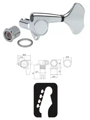 Кілки Gotoh GB707 L C