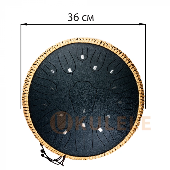 Глюкофон Глюкофон Hluru Huashu TSL15-14 Navy Blue Tongue Drum (15notes 14") Carbon Steel