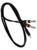 Інсертний кабель RockCable RCL20912 D4 Patch Cable - 2 x TS Jack to TRS MiniJack (1.5m)