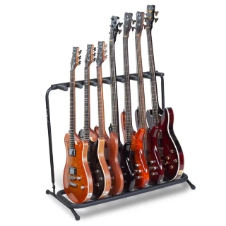 RockStand RS20862 B - Guitar Rack Stand for 7 Electric Guitars / Basses