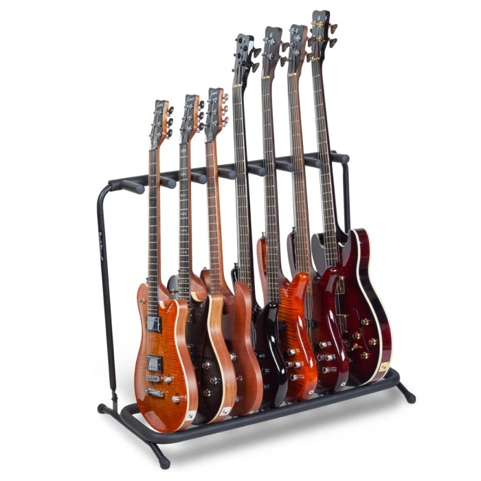 RockStand RS20862 B - Guitar Rack Stand for 7 Electric Guitars / Basses
