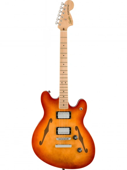 Електрогітара Squier Affinity Series Starcaster Deluxe Sienna Sunburst