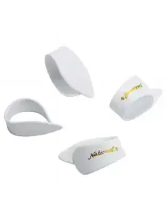 D'Addario National Finger Picks - White Celluloid Large 4 pack
