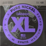 D'Addario EPN115 XL Pure Nickel Blues/Jazz Rock 11-48 D'Addario EPN115 XL Pure Nickel Blues/Jazz Rock 11-48
