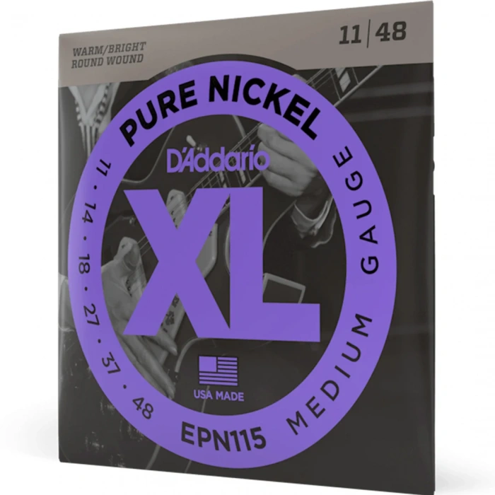 D'Addario EPN115 XL Pure Nickel Blues/Jazz Rock 11-48