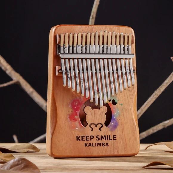 Калимба Hluru Huashu KHB17 Rainbow Bear Mahogany (17 нот, красное дерево)