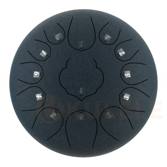 Глюкофон Hluru Huashu THD13-12 NavyBlue Tongue Drum (13notes 12" C major) Carbon Steel