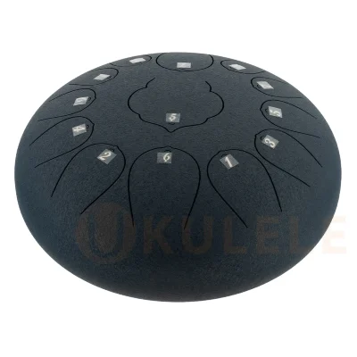 Глюкофон Hluru Huashu THD13-12 NavyBlue Tongue Drum (13notes 12" C major) Carbon Steel