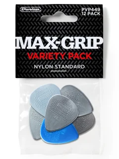 Dunlop PVP449 Max-Grip Nylon Standard Pick Variety Pack