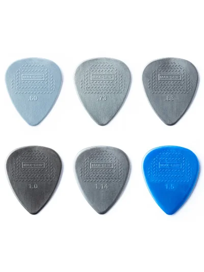 Набір медіаторів Dunlop PVP449 Max-Grip Nylon Standard Pick Variety Pack