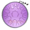Глюкофон Hluru Huashu TWH15-14 Lavender 14" (36см) 15 нот Lotus Tongue Drum Carbon Steel