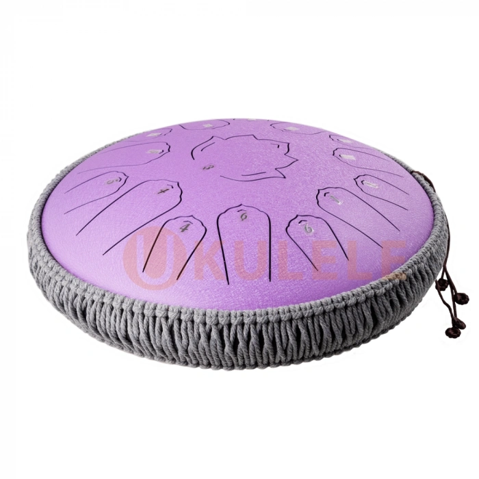 Hluru Huashu TWH15-14 Lavender 14" (36см) 15 нот Lotus Tongue Drum Carbon Steel