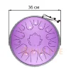 Глюкофон Hluru Huashu TWH15-14 Lavender 14" (36см) 15 нот Lotus Tongue Drum Carbon Steel