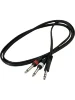 Інсертний кабель RockCable RCL20922 D4 Patch Cable - TRS Jack to 2 x TS Jack (1.5m)