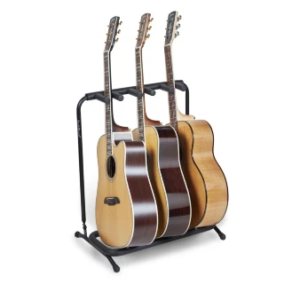 RockStand RS20870 B - Guitar Rack Stand for 3 Classical or Acoustic Guitars / Basses