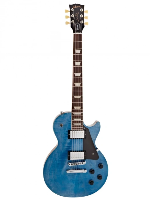 Електрогітара Електрогітара Gibson Les Paul Studio Figured Top Ocean Blue