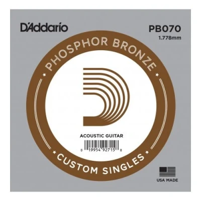 D'Addario PB070 Phosphor Bronze Wound 070