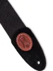 Ремінь для гітари Levy’s MSSC8-BLK Signature Cotton Series (Black)