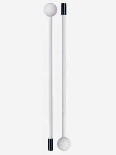 Promark FPP10 Extra Hard White Phenolic ORFF Mallet Discovery Series