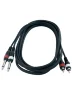 Інсертний кабель RockCable RCL20932 D4 Patch Cable - 2 x RCA to 2 x TS Jack (1.5m)