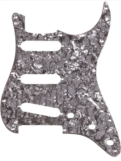 Пікгард панель Fender 11-Hole Modern-style Stratocaster S/S/S Pickguards Black Moto
