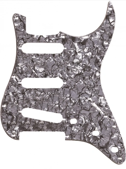 Пікгард панель Пікгард панель Fender 11-Hole Modern-style Stratocaster S/S/S Pickguards Black Moto