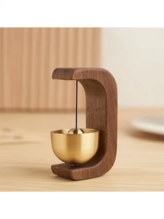 Overtone Walnut Wood Doorbell Chimes