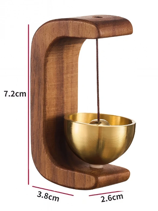 Overtone Walnut Wood Doorbell Chimes