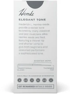 D'Addario Frederick L. Hemke - Alto Sax #3.5 - 5 Pack (RHKP5ASX350)