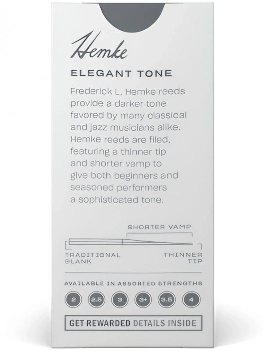 D'Addario Frederick L. Hemke - Alto Sax #3.5 - 5 Pack (RHKP5ASX350)