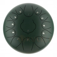 Hluru Huashu THD13-12 Green Tongue Drum (13notes 12" C major) Carbon Steel Hluru Huashu THD13-12 Green Tongue Drum (13notes 12" C major) Carbon Steel