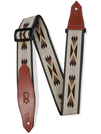 Ремінь для гітари Levy’s MSSN80-TAN Tribal Rhythms Series (Arrow)