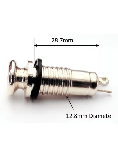 Роз'єм Paxphil LJ15 Endpin Jack (Chrome)