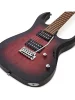 Електрогітара Cort X100 (Open Pore Black Cherry Burst)