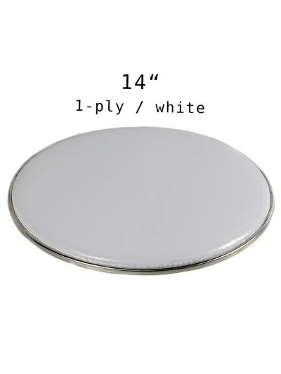 Пластик для барабанів Overtone 14'' DH14SW White 1-ply
