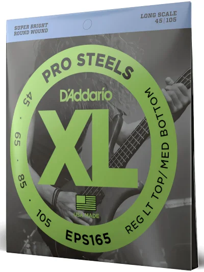 Струни D'Addario EPS165 XL Prosteels Reg Light Top / Med Bottom (45-105)