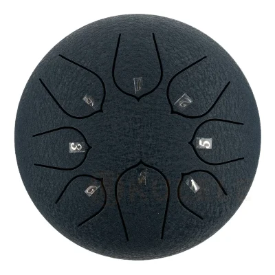 Глюкофон Hluru Huashu THD8-6 NavyBlue 6" (15см) 8 нот Tongue Drum Carbon Steel