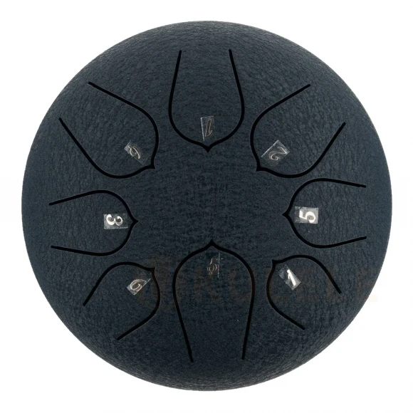 Глюкофон Hluru Huashu THD8-6 NavyBlue 6" (15см) 8 нот Tongue Drum Carbon Steel
