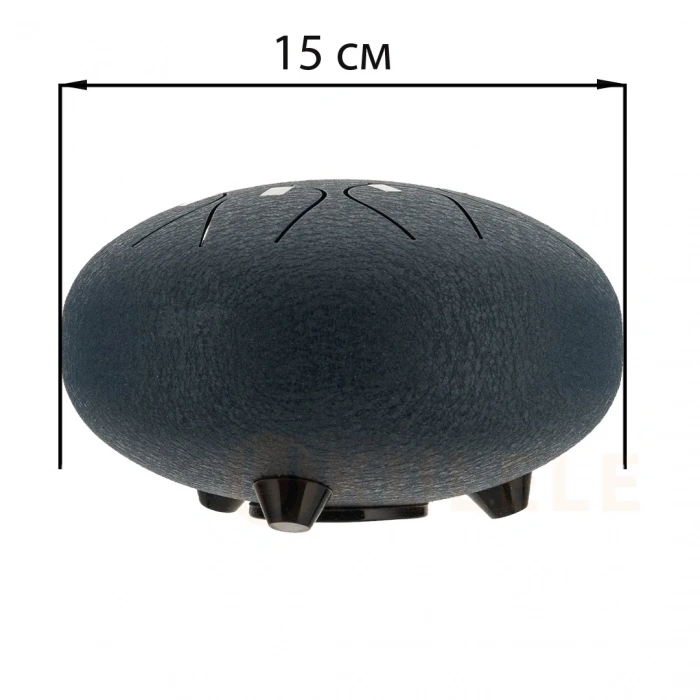 Глюкофон Глюкофон Hluru Huashu THD8-6 NavyBlue 6" (15см) 8 нот Tongue Drum Carbon Steel