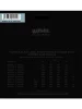 Струни Warwick 40400 Black Label Medium Light 6-String (20-130)