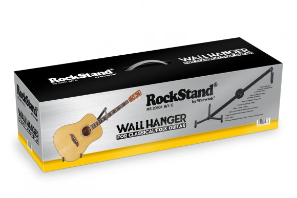 Тримач для гітари RockStand RS20931 B - Acoustic Guitar Wall Hanger, horizontal Тримач для гітари RockStand RS20931 B - Acoustic Guitar Wall Hanger, horizontal