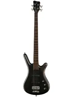 Warwick Teambuilt Pro Series Corvette Ash 4-String A/A (Nirvana Black Transparent Satin)