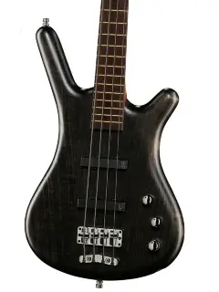 Warwick Teambuilt Pro Series Corvette Ash 4-String A/A (Nirvana Black Transparent Satin)