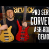 Бас-гітара Бас-гітара Warwick Teambuilt Pro Series Corvette Ash 4-String A/A (Nirvana Black Transparent Satin)