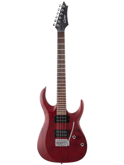 Електрогітара Cort X100 (Open Pore Black Cherry)
